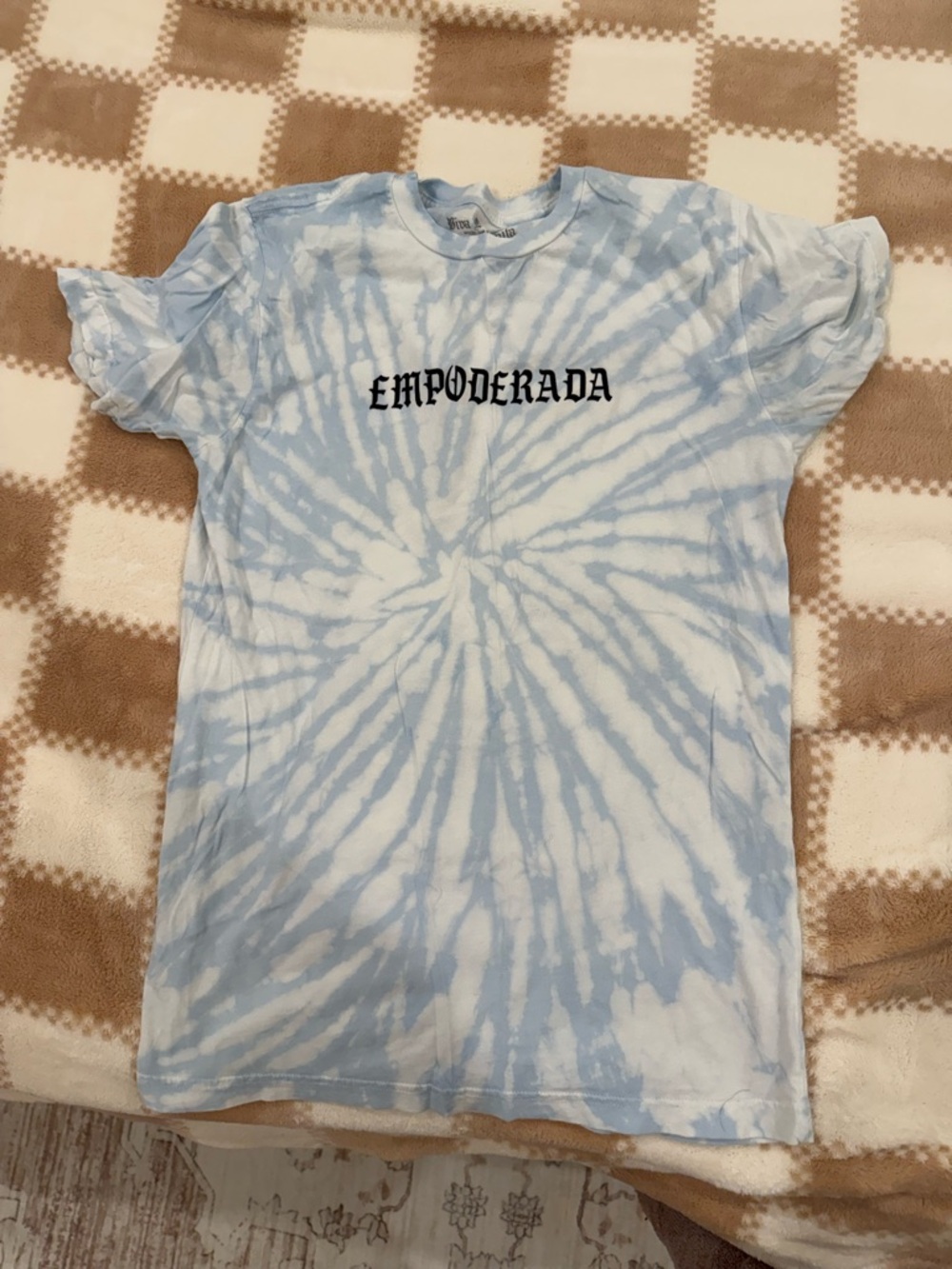 Light Blue Tie-Dye Short Sleeve Tee